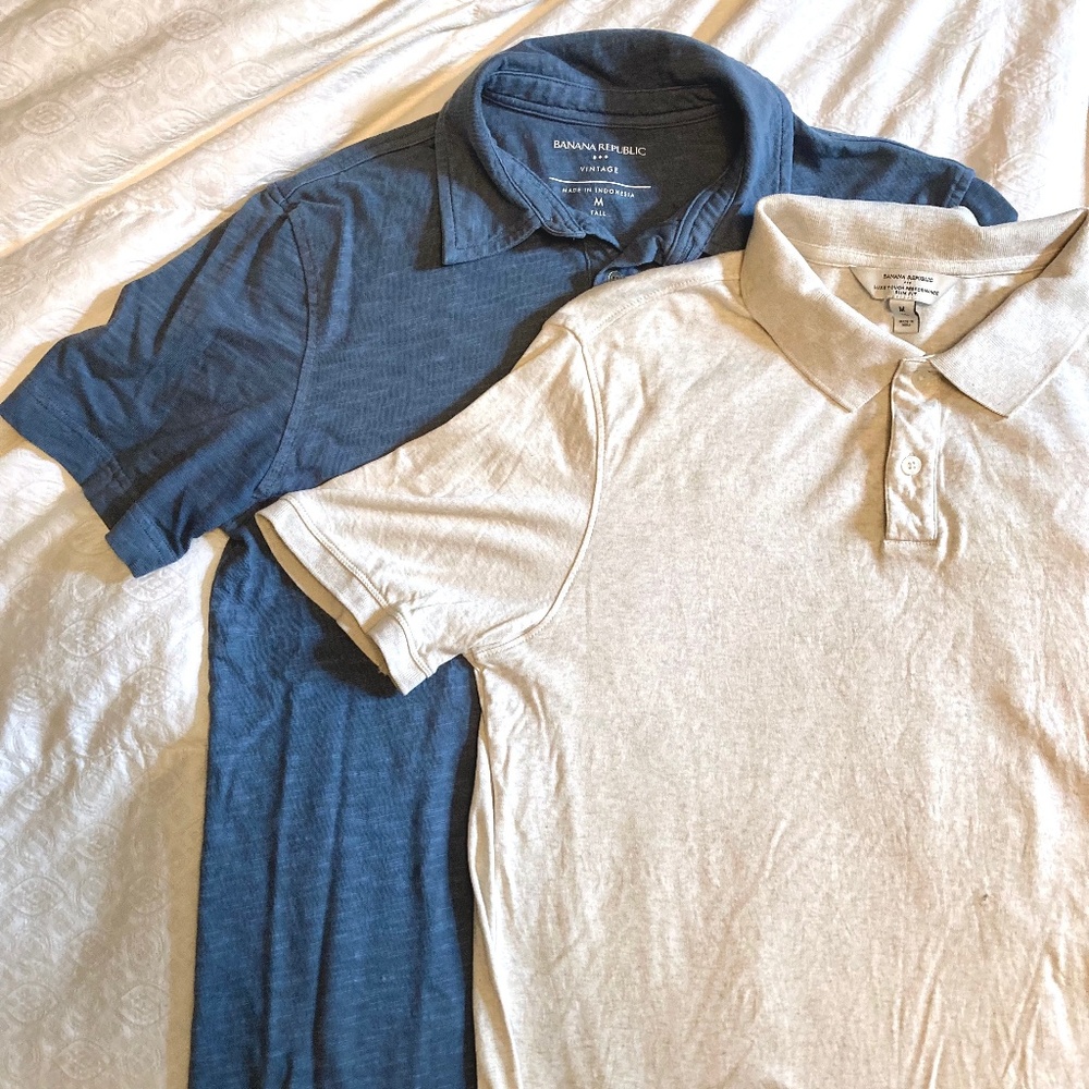Two (2) Polos from Banana Republic Factory